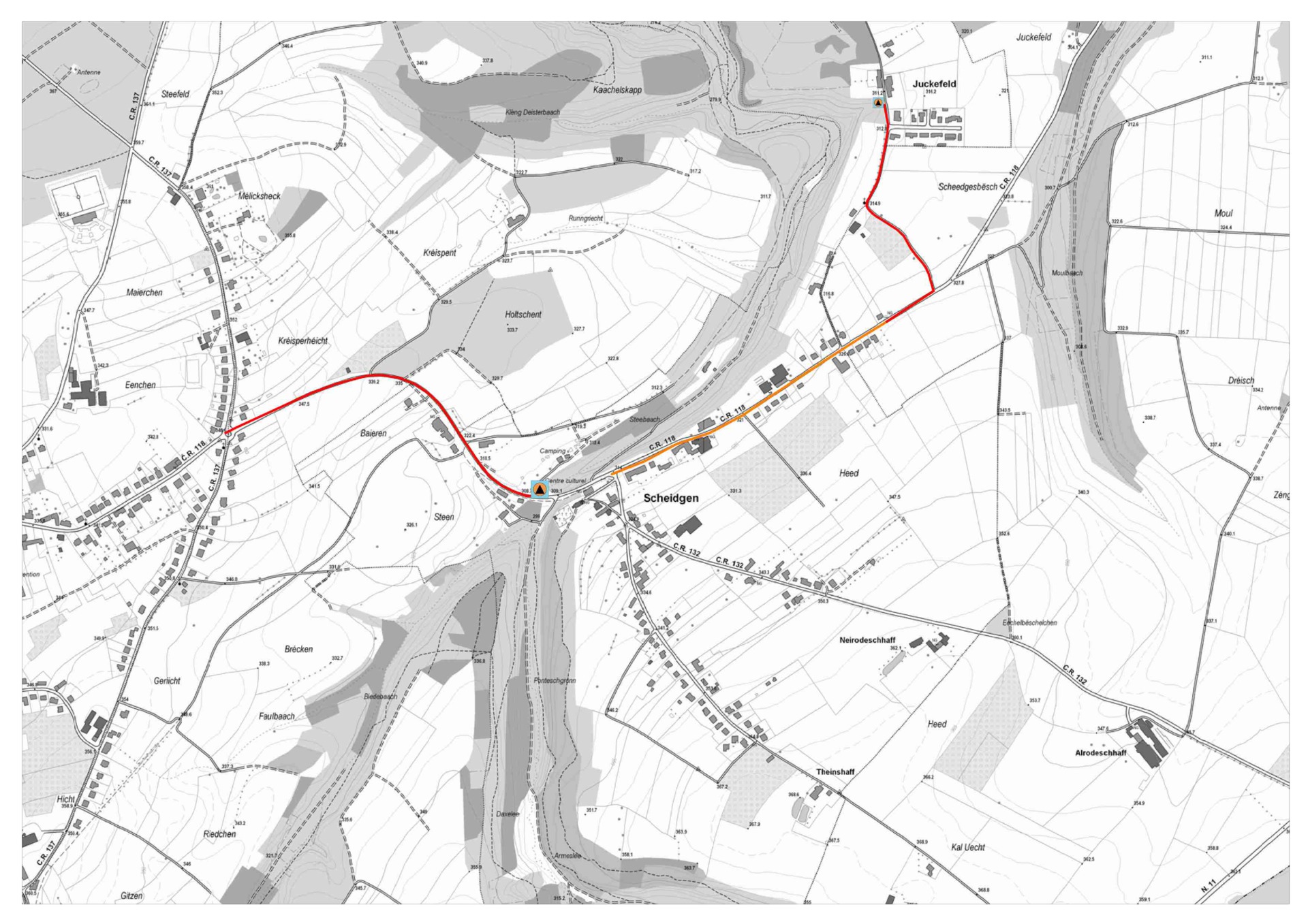 Lageplan im PDF-Format