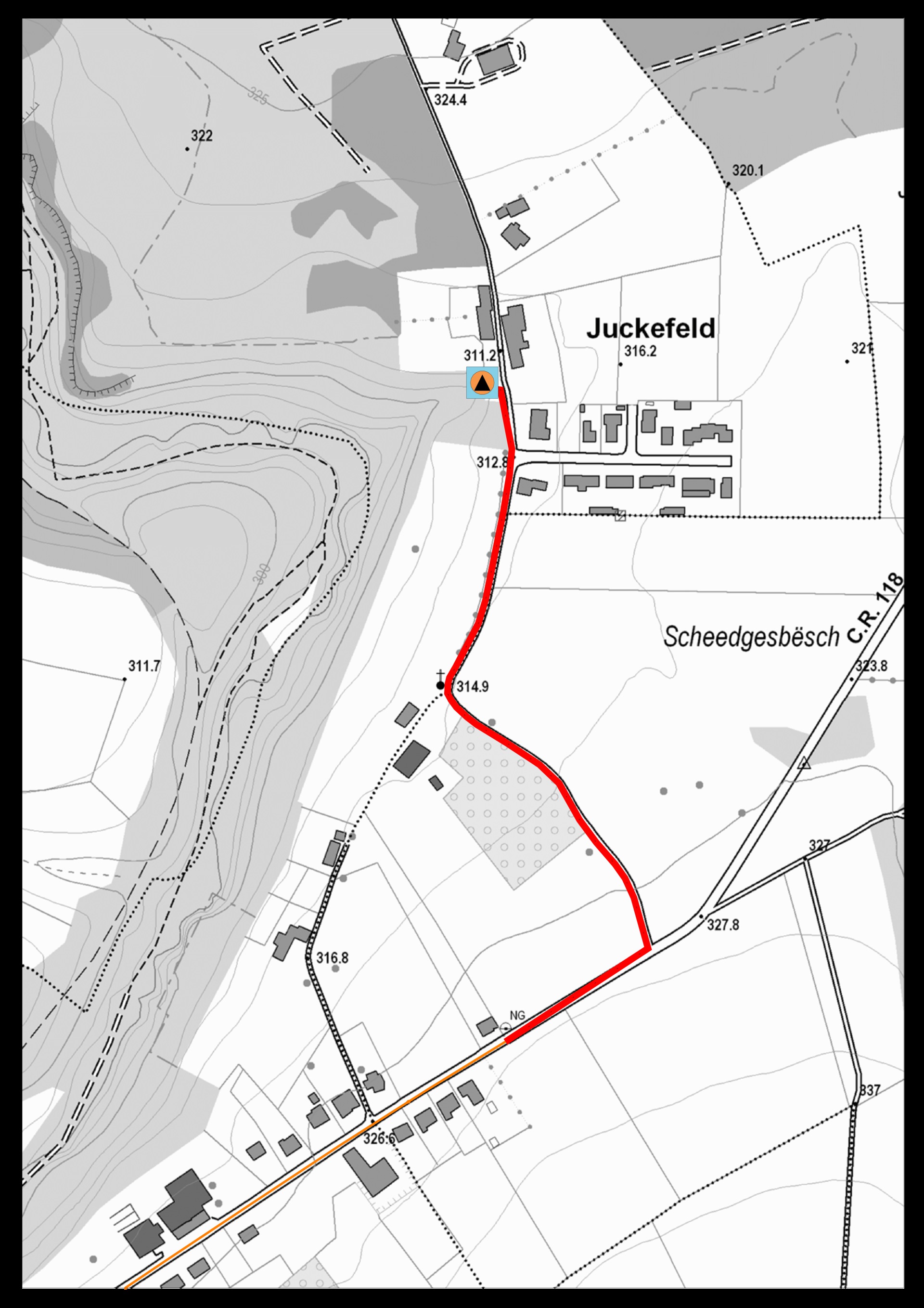 Lageplan im PDF-Format