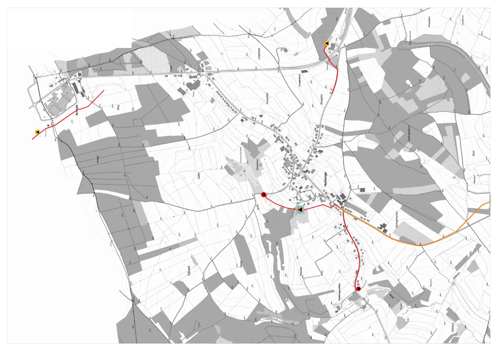 Lageplan im PDF-Format