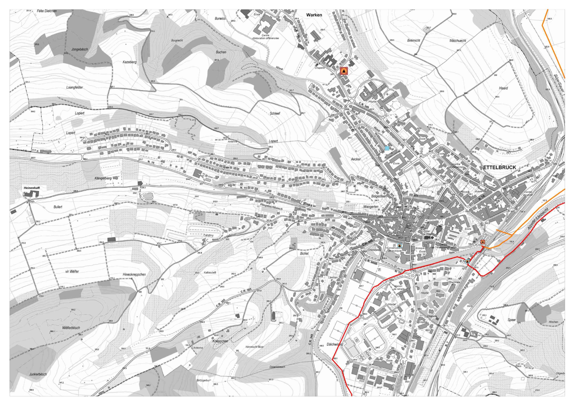 Lageplan im PDF-Format