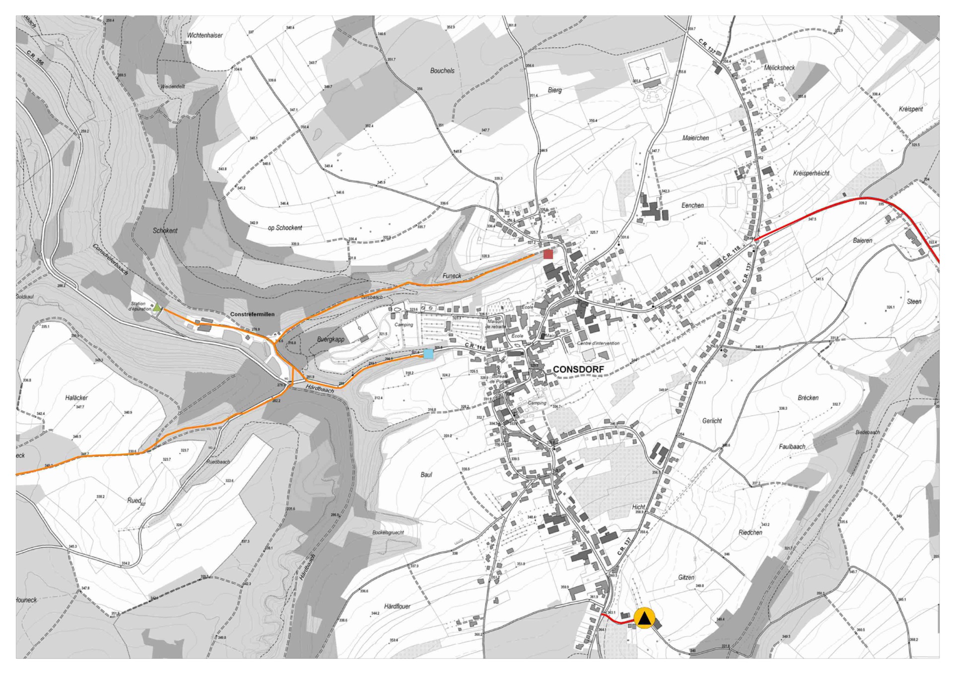 Lageplan im PDF-Format