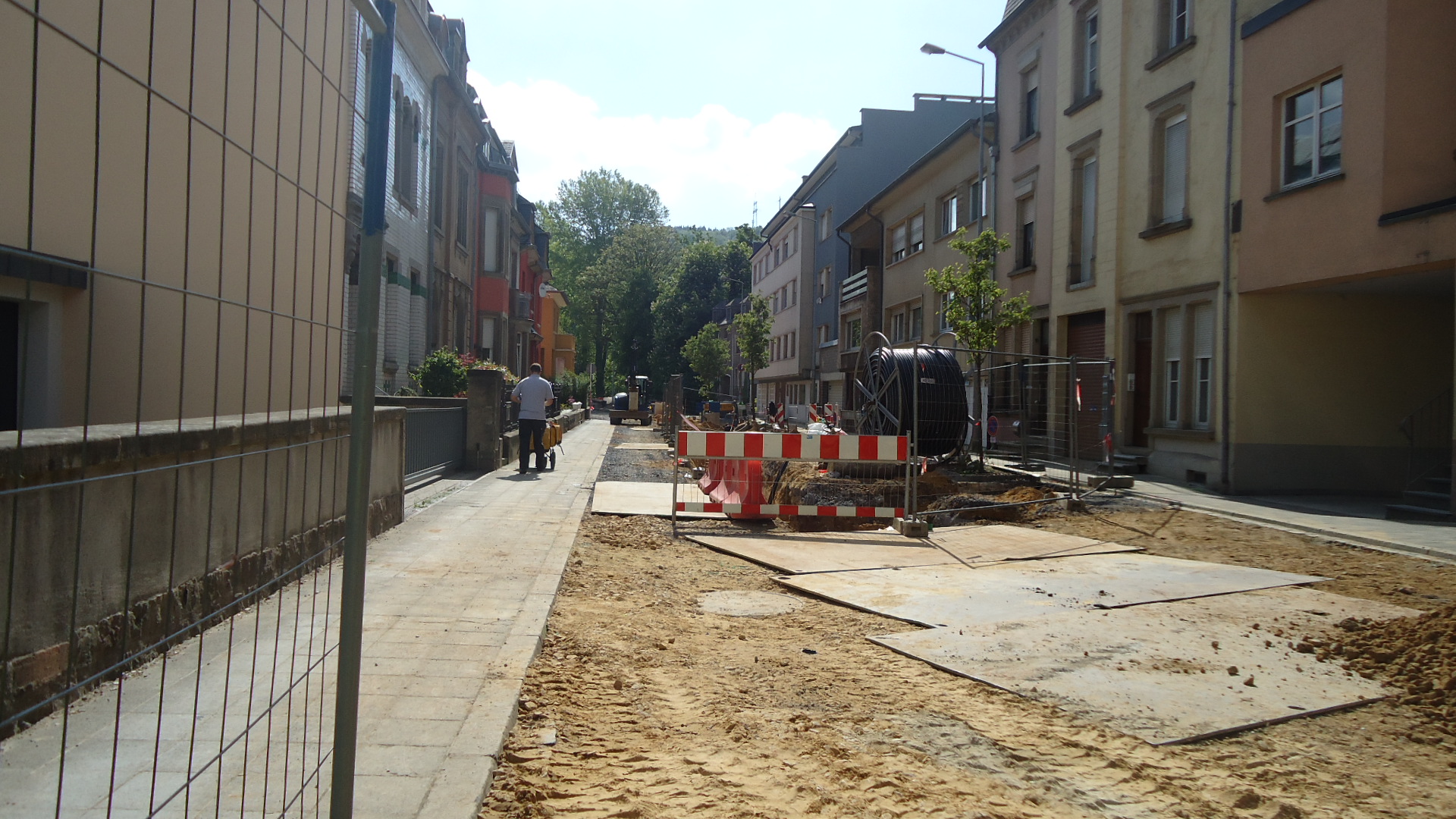 Rue en chantier