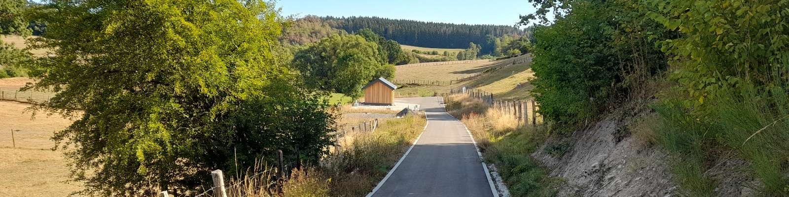 Fotobanner zur Präsentation der Kläranlage