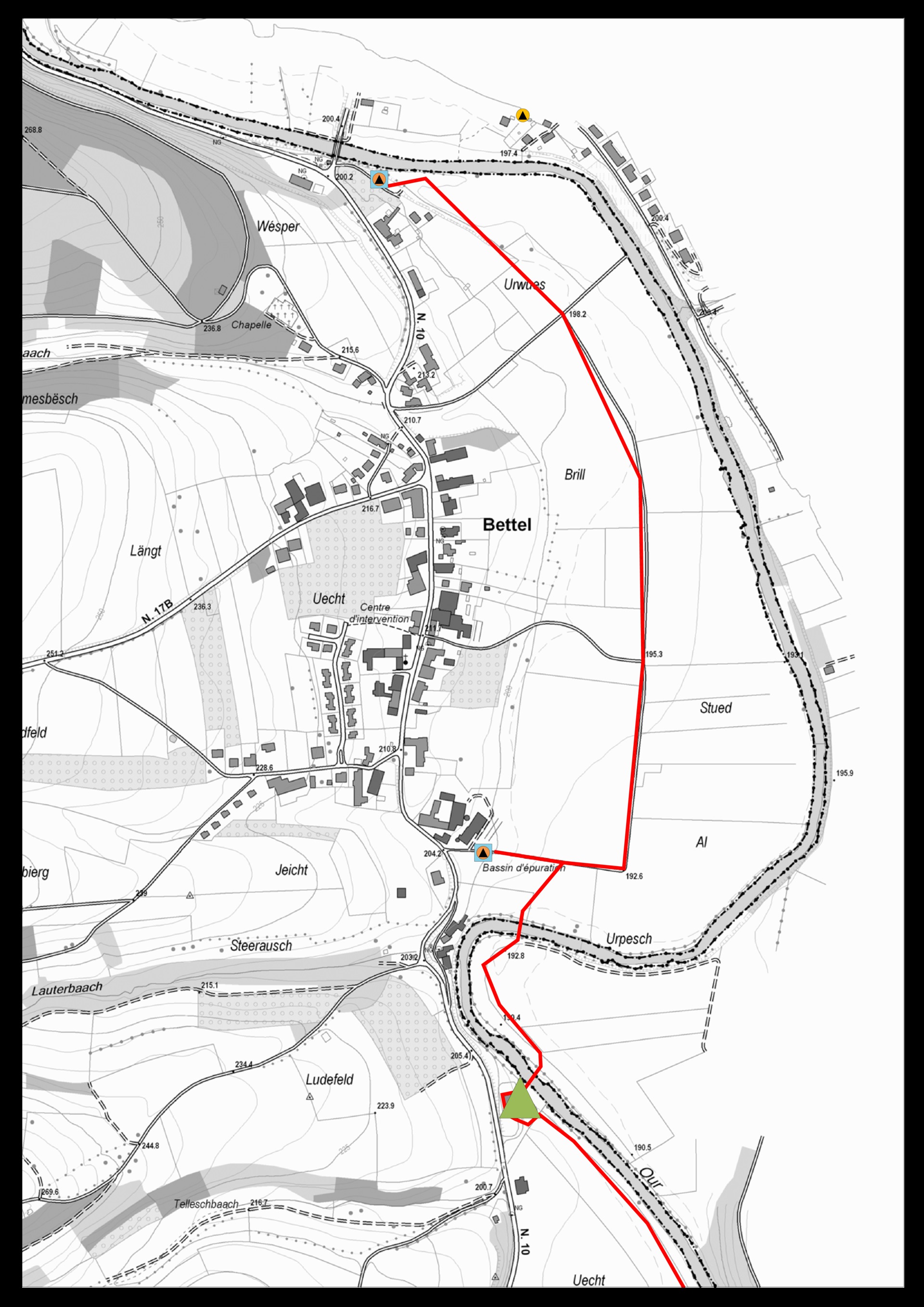 Lageplan im PDF-Format