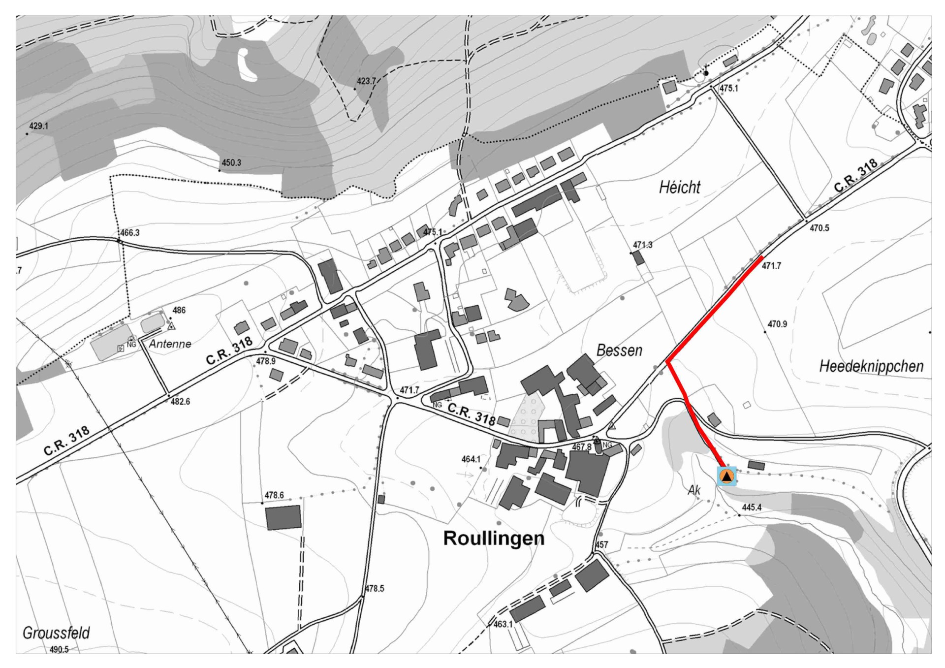 Lageplan im PDF-Format