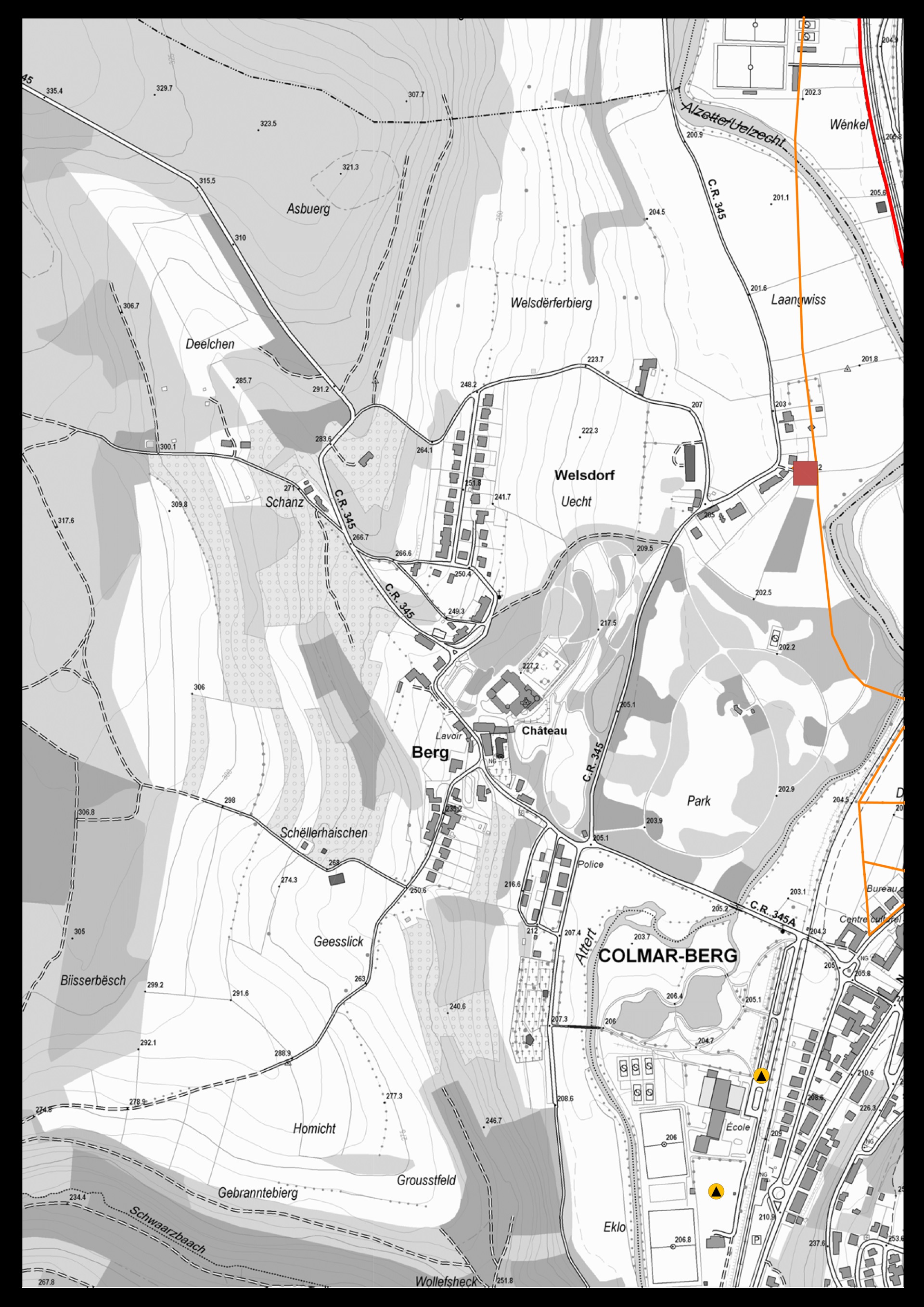 Lageplan im PDF-Format