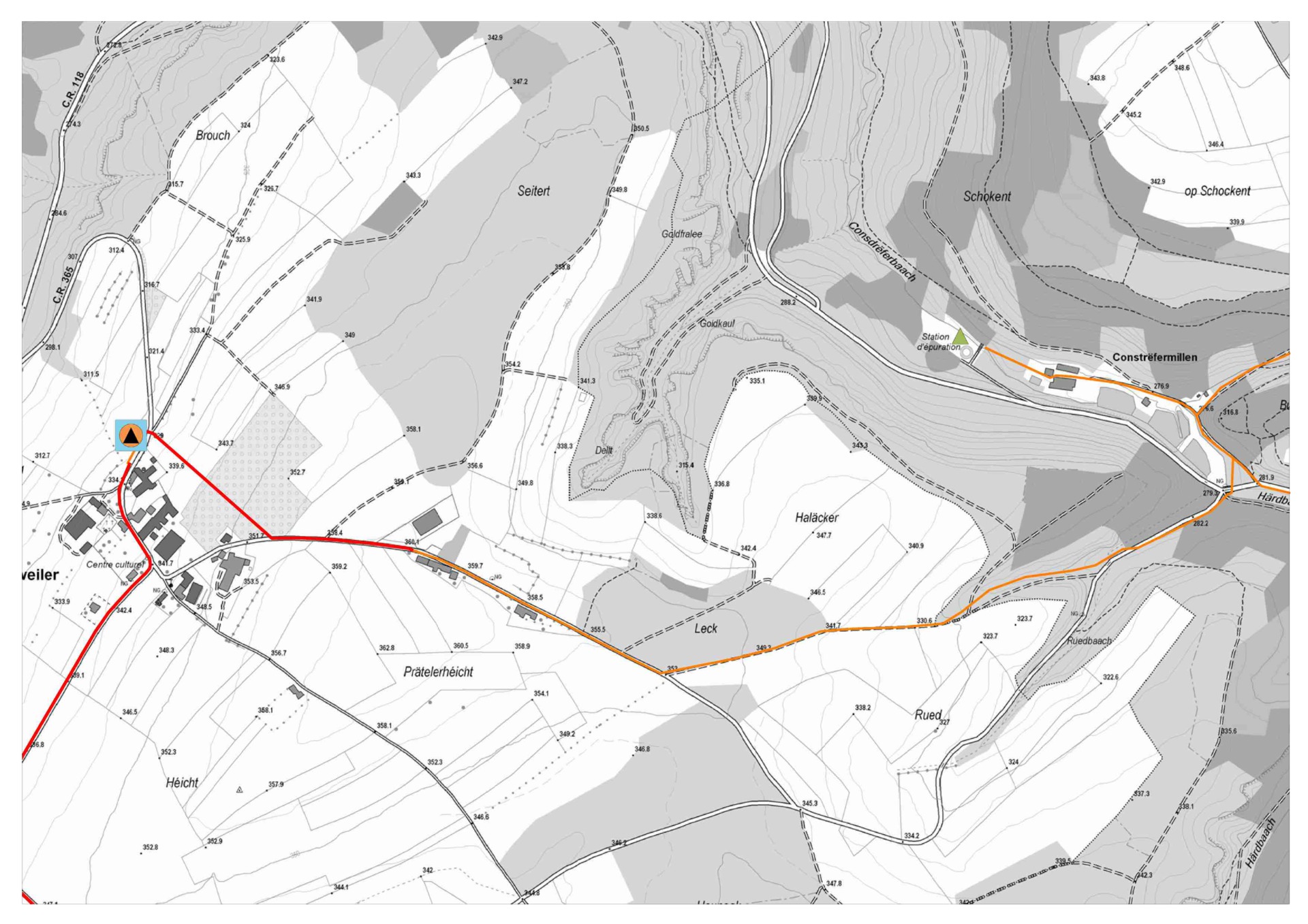 Lageplan im PDF-Format