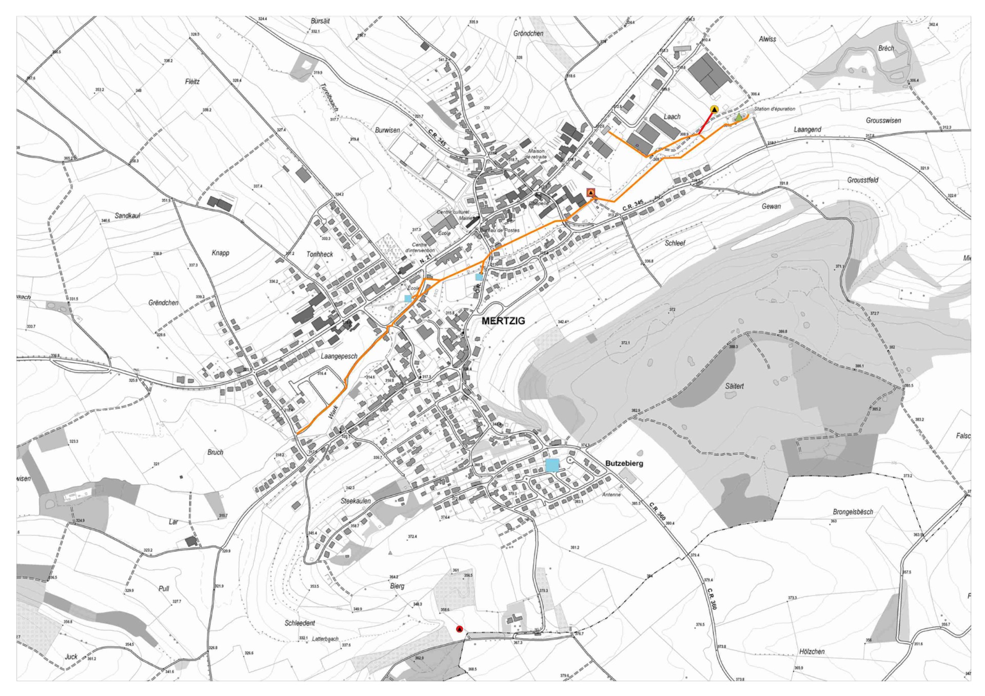 Lageplan im PDF-Format