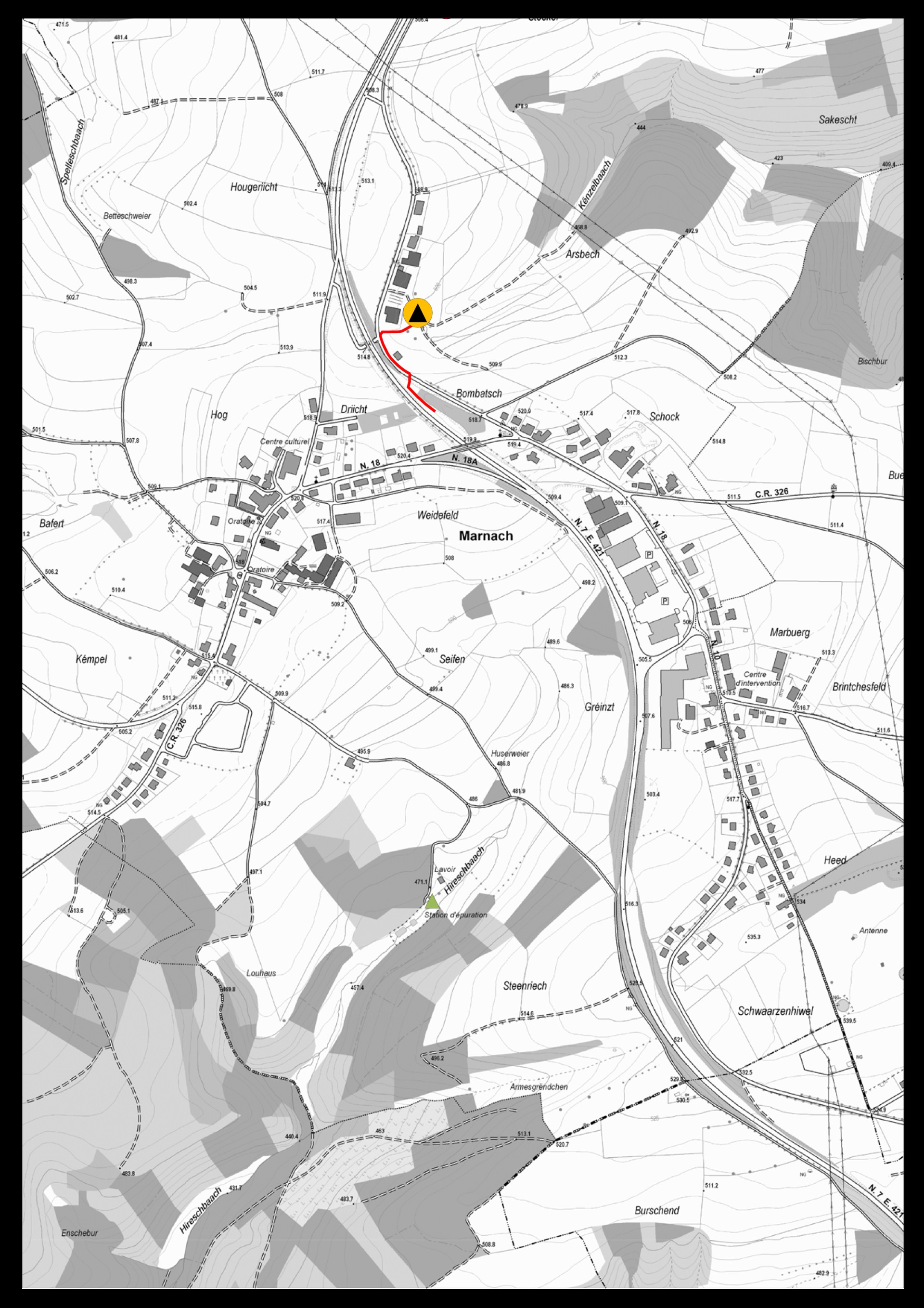 Lageplan im PDF-Format