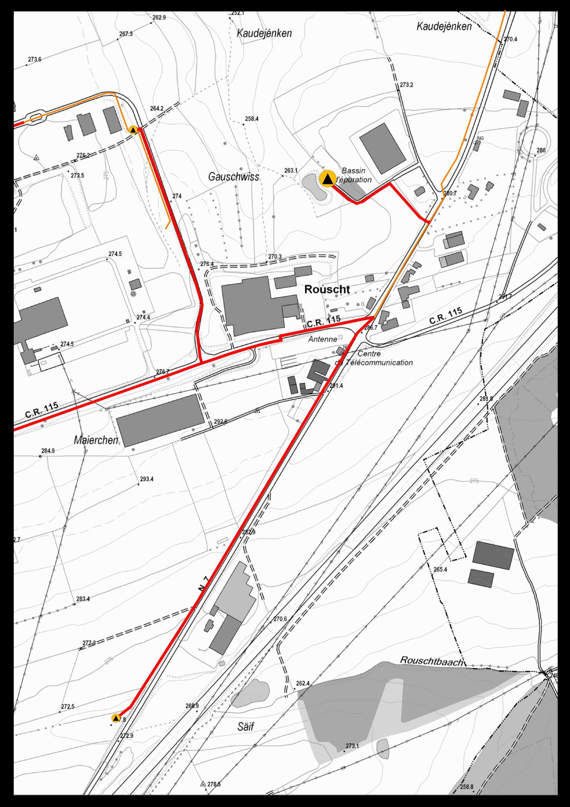 Lageplan im PDF-Format