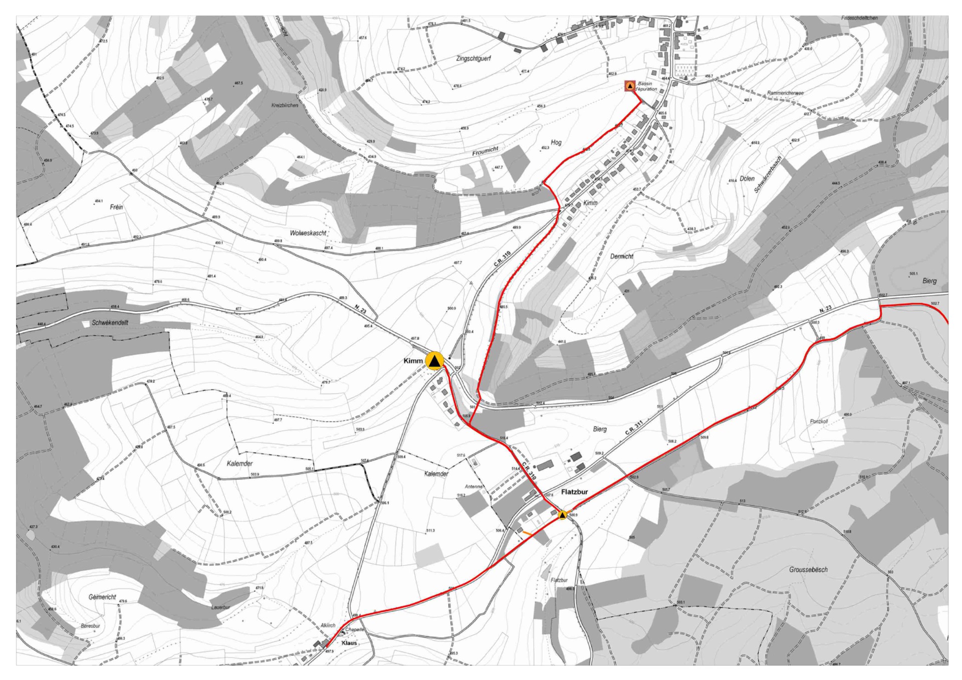 Lageplan im PDF-Format