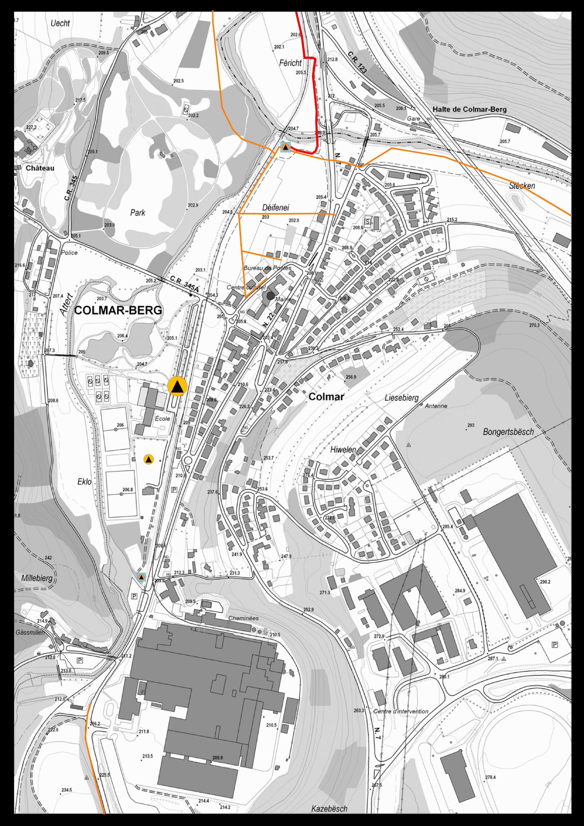 Lageplan im PDF-Format