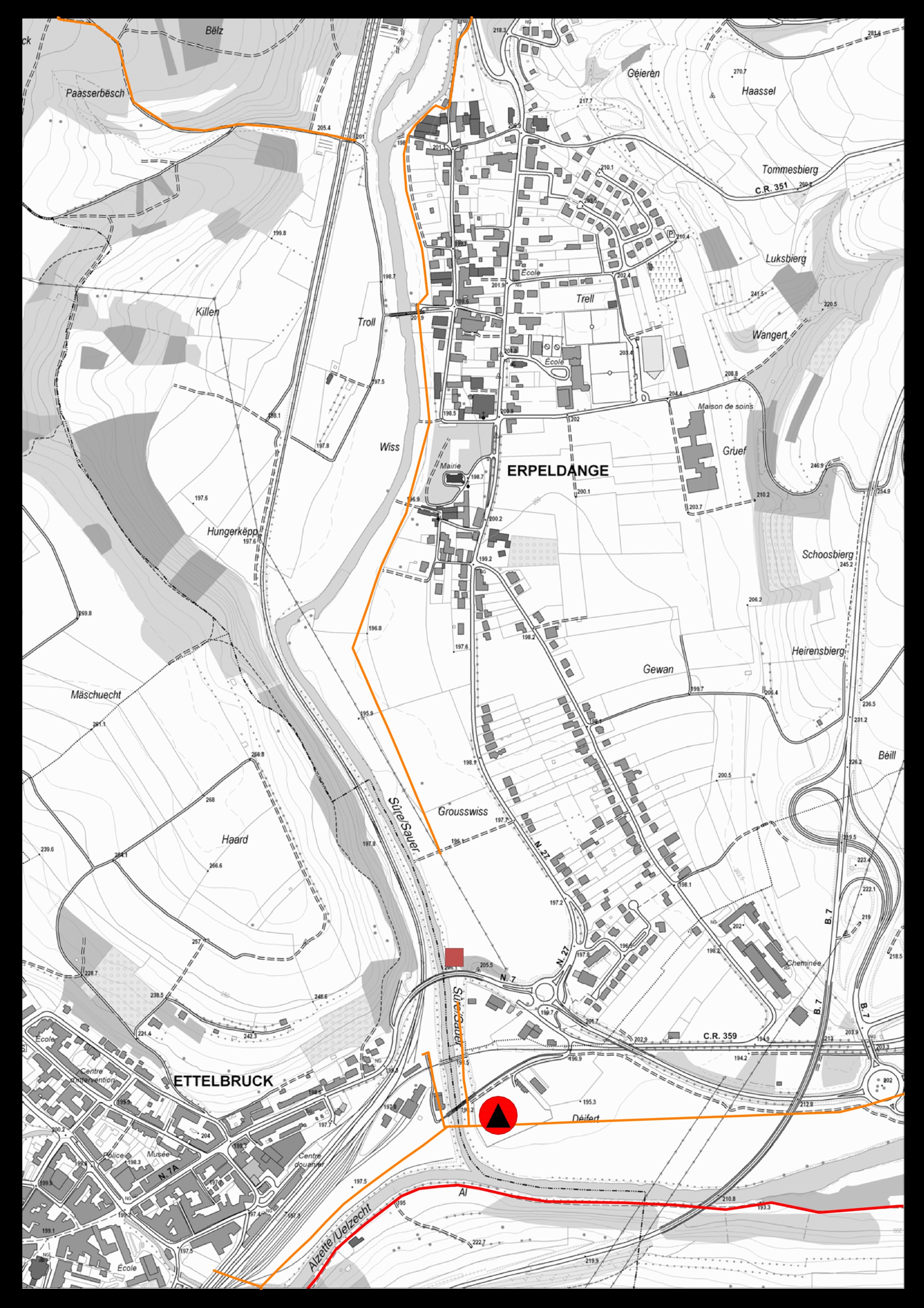 Lageplan im PDF-Format