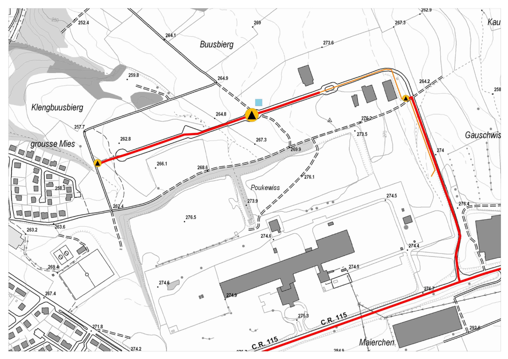 Lageplan im PDF-Format