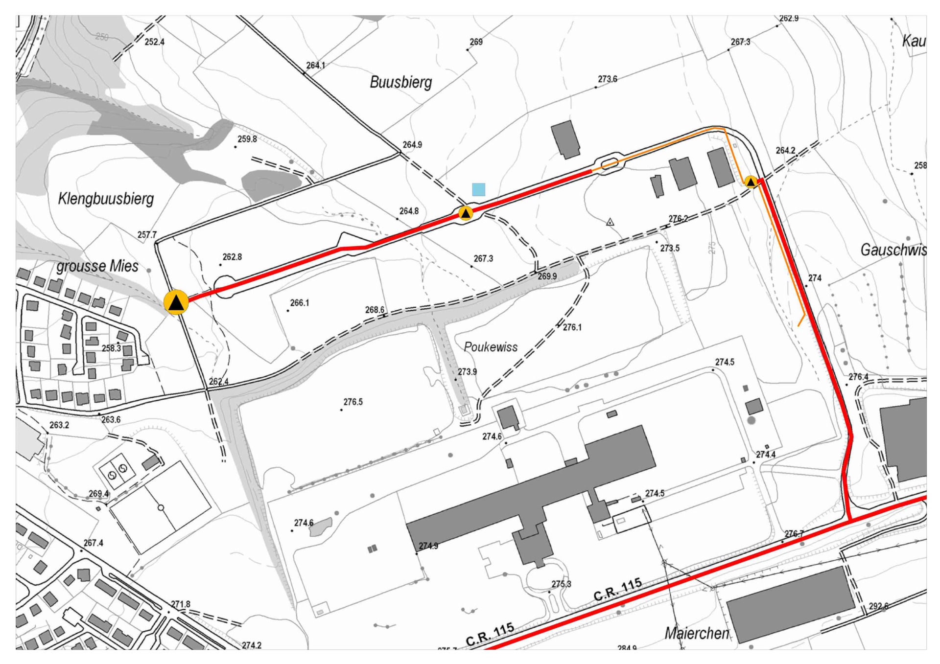 Lageplan im PDF-Format