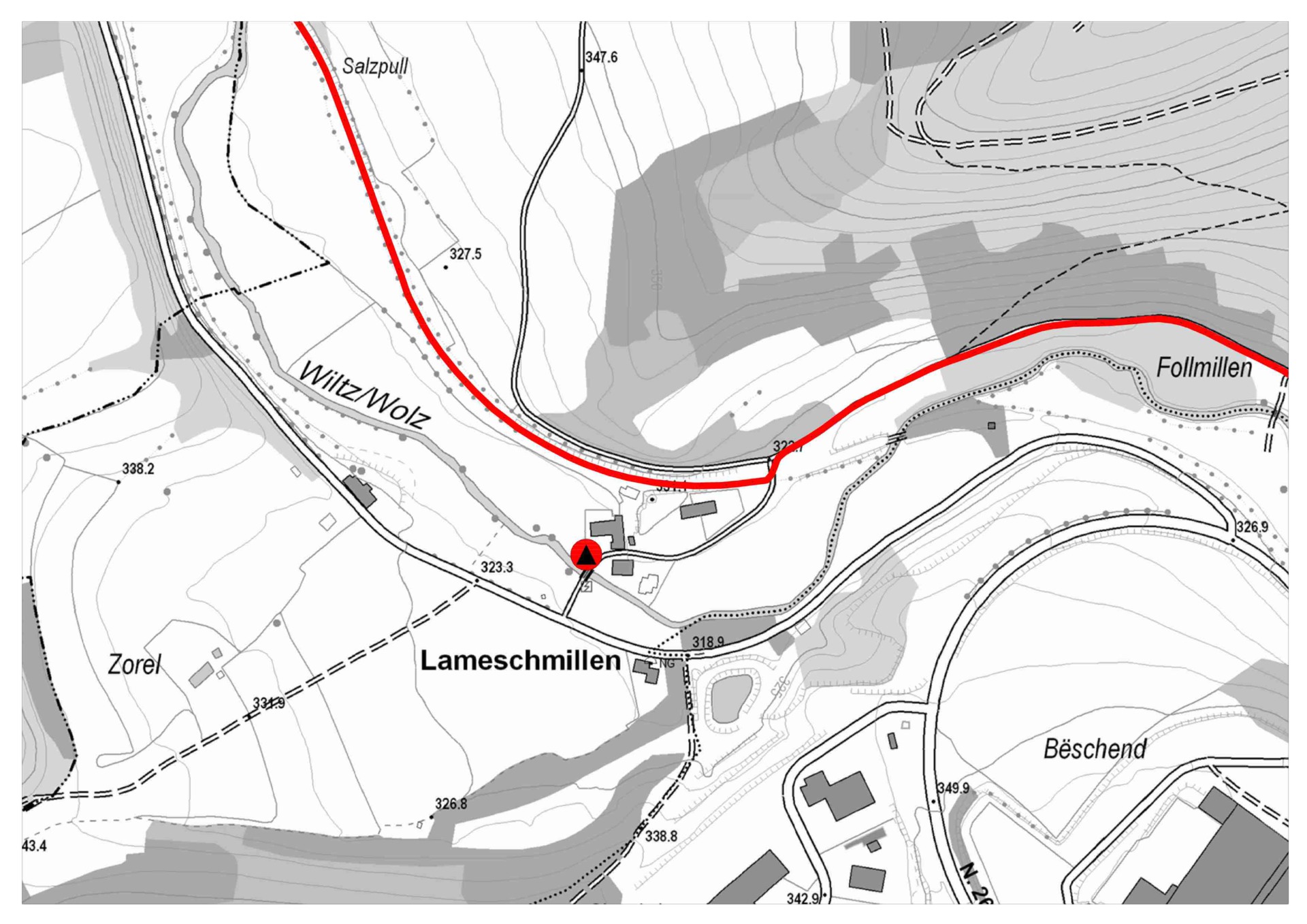 Lageplan im PDF-Format