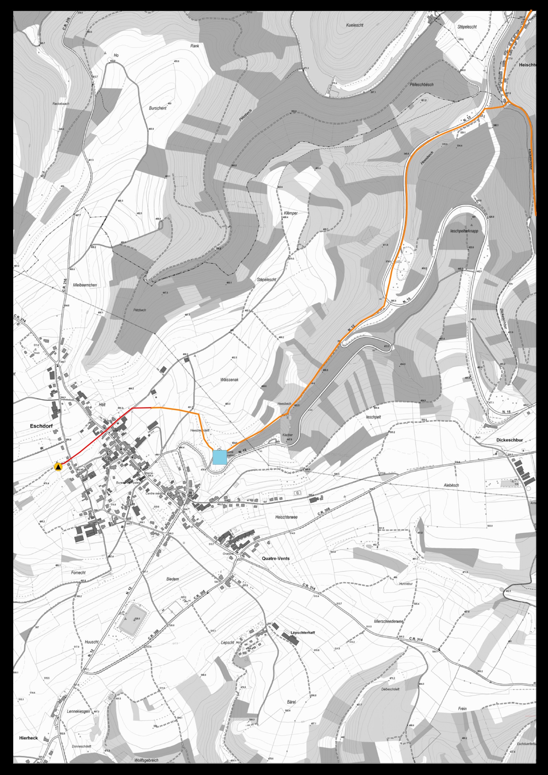 Lageplan im PDF-Format